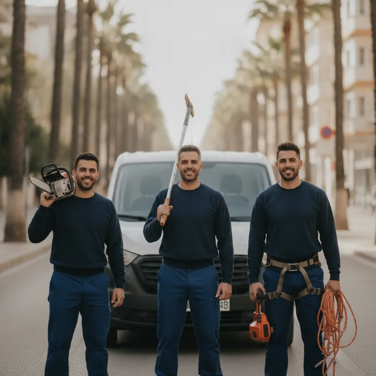 Abbattimento Alberi team a Marina di Carrara
